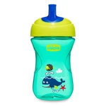 Chicco Hrnček Chicco Pokročilý so slamkovým náustkom 266 ml, zelený 12m+