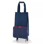 Nákupní taška na kolečkách Reisenthel Foldabletrolley Mixed dots red