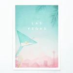 Plagát Travelposter Las Vegas, A3