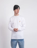 Carhartt WIP L/S Chase T-Shirt White/Gold S