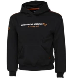 Savage gear mikina junior logo hoodie black ink - 10-12 let