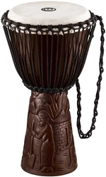 Meinl PROADJ2-M Professional African Natural/Carved Man 10" Djembe