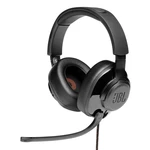 Headset JBL Quantum 200 čierny herné slúchadlá • frekvencia 20 Hz až 20 kHz • citlivosť 100 dB • impedancia 32 ohmov • 3,5 mm jack • 1,2 m kábel • skl