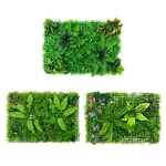Artificial Greenery Hedges Wall Panels Plastic Faux Shrubs Fence Mat Greenery Wall Backdrop Decor Garden Privacy Screen