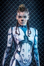 Halloween Costumes 2021 Adults - Cool Robot Costumes Womens - Sexy Halloween Bodysuit Woman