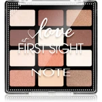 Note Cosmetique Love At First Sight paletka očních stínů 202 Insta Lovers 12x1.3 g