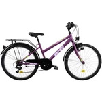 Juniorské kolo DHS 2414 24" 7.0  13,5" (130-150 cm)  Violet