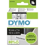 páska do štítkovača  DYMO D1 45013  Farba pásky: biela Farba písma:čierna 12 mm 7 m
