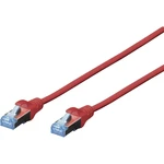 Digitus DK-1531-030/R RJ45 sieťové káble, prepojovacie káble CAT 5e SF/UTP 3.00 m červená  1 ks