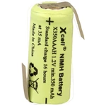 XCell X1/2AAAH-350-LFZ špeciálny akumulátor 1/2 AAA spájkovacia špička v tvare Z Ni-MH 1.2 V 350 mAh