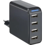 VOLTCRAFT SPAS-4800/4-N USB nabíjačka do zásuvky (230 V) Výstupný prúd (max.) 4800 mA 4 x USB