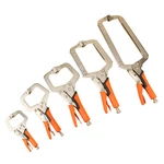 MYTEC MC-010102 C Type D-type Crimping Pliers Square Mouth Rubber Handle Wood Working Fast Pliers