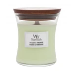 WoodWick Fig Leaf & Tuberose 85 g vonná svíčka unisex