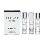 Chanel Allure Homme Sport 3x20 ml 20 ml toaletní voda pro muže