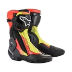 Dámské moto boty Alpinestars SMX Plus 2 černá/červená fluo/žlutá fluo/šedá  černá/červená fluo/žlutá fluo/šedá  39