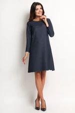 Awama Woman's Dress A114 Navy Blue