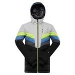 Men's down ski jacket with ptx membrane ALPINE PRO FEEDR black