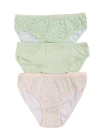 Women's cotton panties, 3-pack