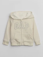 GAP Children's insulated sweatshirt with logo - Girls