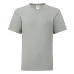 Grey children's t-shirt in combed cotton Fruit of the Loom