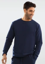 DKaren Man's Sweatshirt Justin Navy Blue