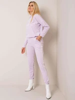 RUE PARIS Light purple velour set