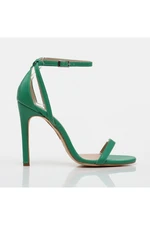 Hotiç Women's Green Heeled Sandals