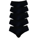 5PACK men's briefs Nedeto black