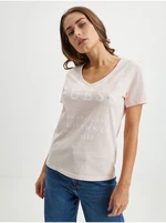 Light pink women's T-shirt Guess - Women