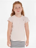 Light pink girly T-shirt Tommy Hilfiger - Girls