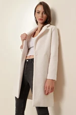 Bigdart 9082 Oversize Cachet Coat - White