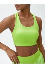 Koton Sports Bra Non-Wireless Padded Window Detail