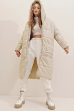 Női téli kabát Trend Alaçatı Stili