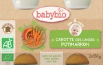 BABYBIO mrkev dýně 2 x 130 g