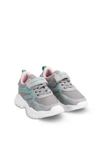 Slazenger KANNER Gray / Pink Sneaker Girls' Shoes