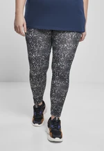 Women's Leggings AOP Black/White