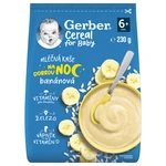 GERBER Cereal mléčná kaše banánová na dobrou noc 230 g