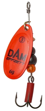 Dam třpytka effzett fluo spinner red - velikost 6 hmotnost 20 g