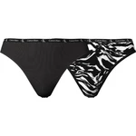 Calvin Klein 2 PACK - dámské kalhotky CK96 Bikini QD3991E-BIK XL