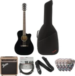 Fender CC-60SCE Concert Black WN Deluxe SET Black