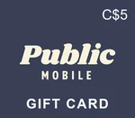 Public Mobile PIN C$5 Gift Card CA