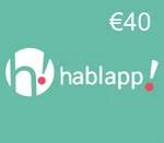 Hablapp €40 Mobile Top-up ES