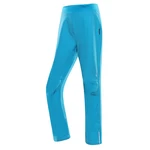 Children's softshell pants ALPINE PRO SMOOTO neon atomic blue