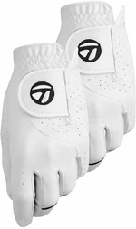 TaylorMade Stratus Tech 2-Pack White Ľavá ruka M Pánske rukavice