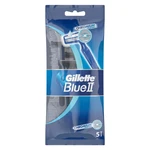 GILLETTE Blue II Jednorázový holící strojek 5 ks, poškozený obal