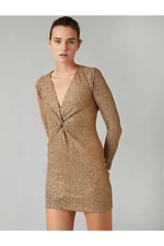 Koton Women's Gold Dress