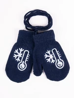 Yoclub Kids's Gloves RED-0236C-AA10-004 Navy Blue