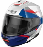 Nolan N100-6 Paloma N-Com Metal White Red/Silver/Blue XS Casque