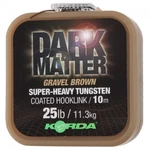 Korda náväzcová šnúrka dark matter tungsten coated braid gravel brown 10 m-priemer 18 lb / nosnosť 8,2 kg