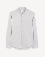 Light grey men's shirt Celio Gaop
